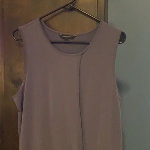 Purple/dusty gray blouse